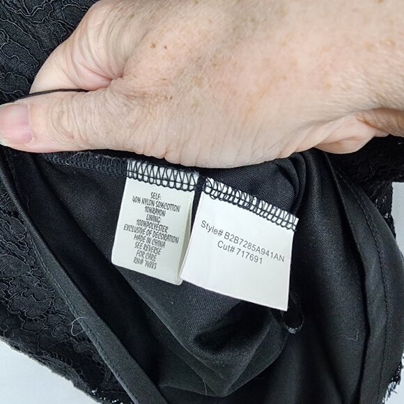 Adiva Eyelash Lace Tank Top M - Picture 4 of 4